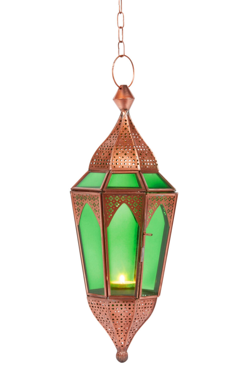 Oosterse hanglamp Lalita - Groen