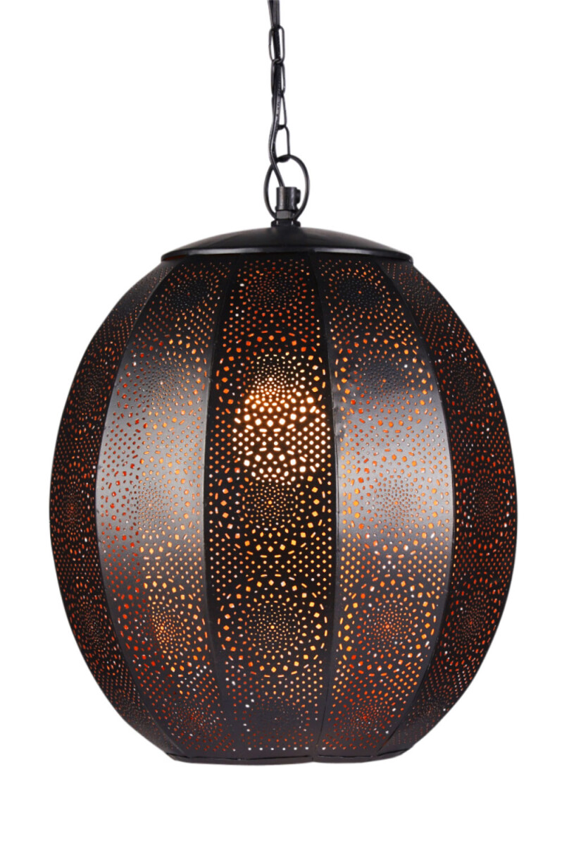 Konoos Zwart | Oosterse hanglamp van met box