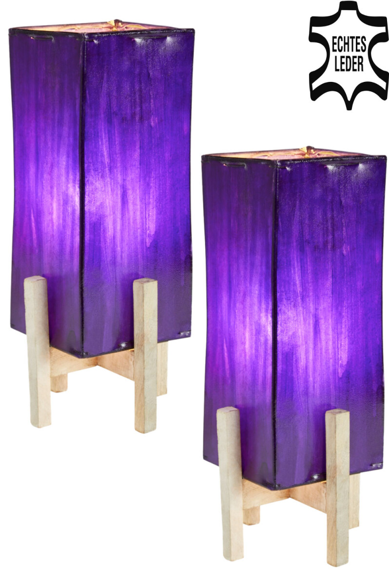 Set van 2 Janka paars met wit frame