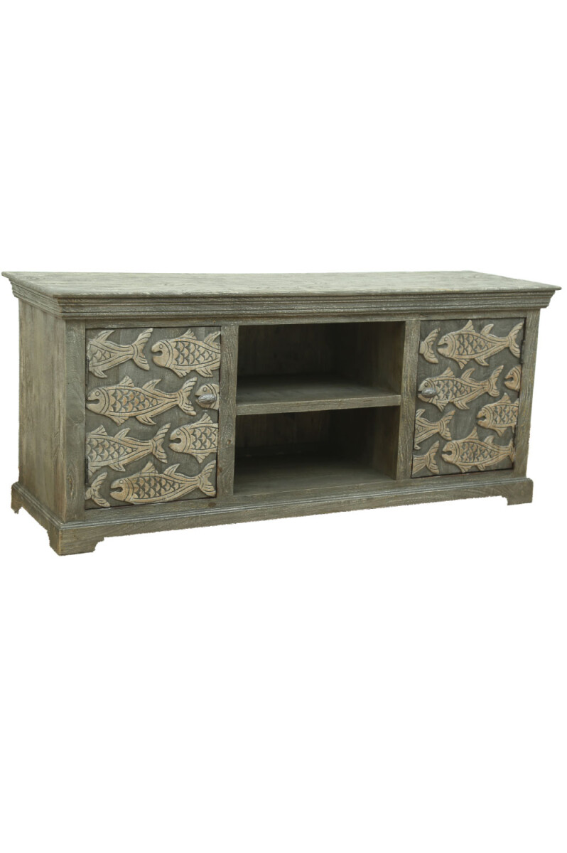 Nord Design TV-kast van massief hout Sha box