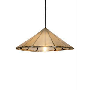 Keukenlamp Mian Beige 30 cm | Henna-leren lamp in...