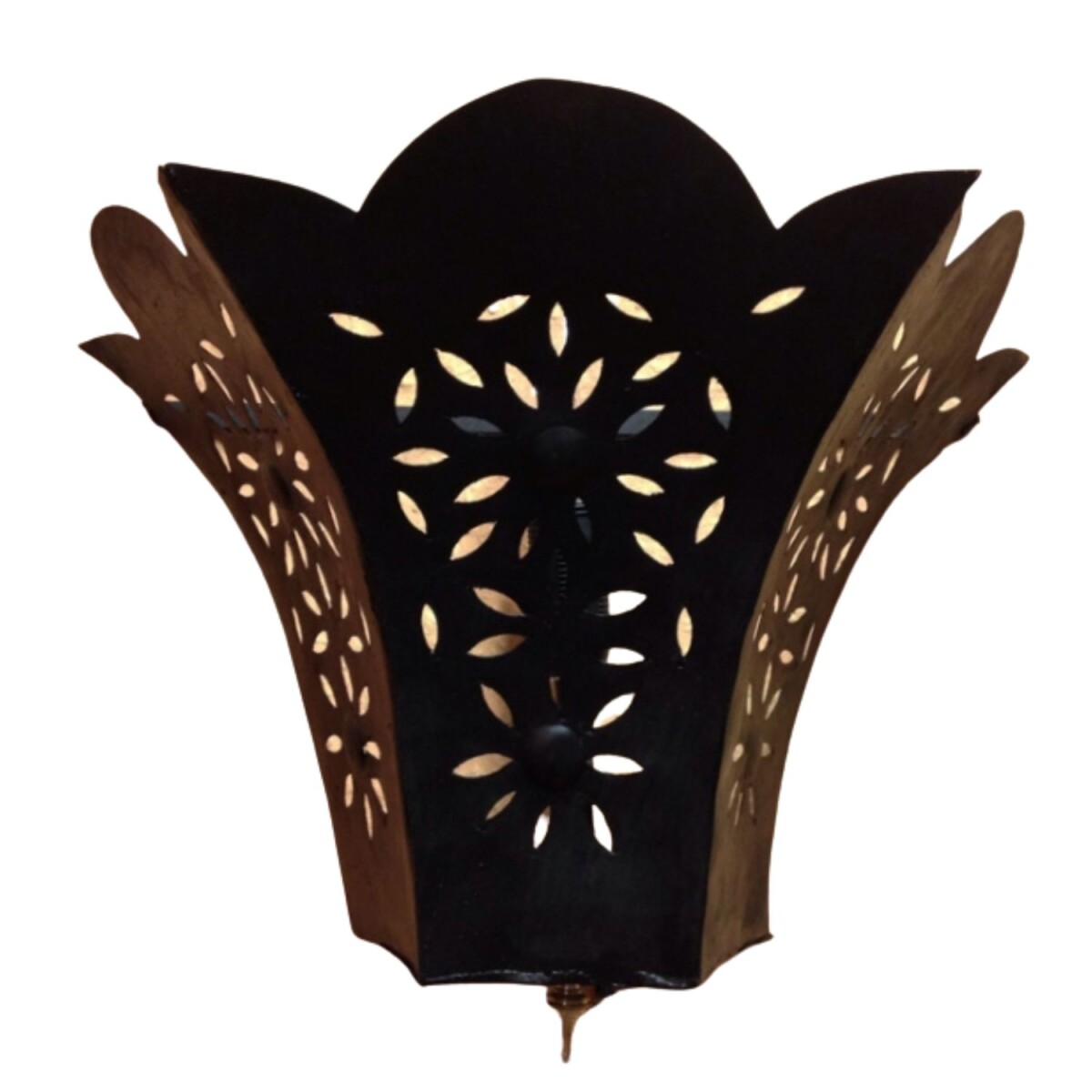 Marokkaanse wandlamp Abelia, hoogte 38 cm – Boho Vinta