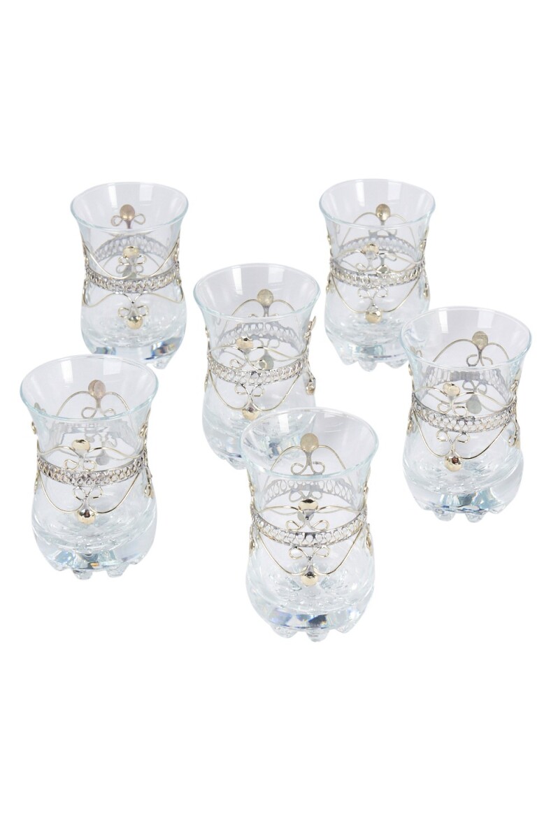 Set van 6 theeglazen Mousta | Oosterse t box