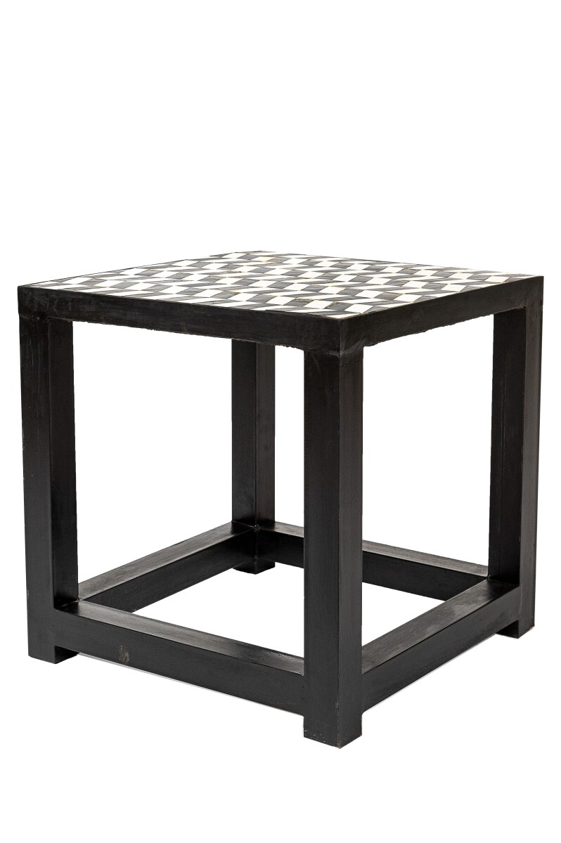 Mozaïektafel La Linea Wit Zwart | B box