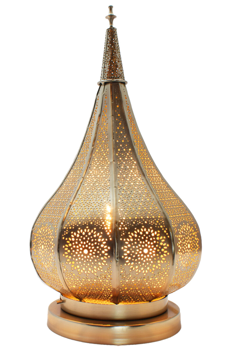 Oosterse tafellamp Kais Zilver box