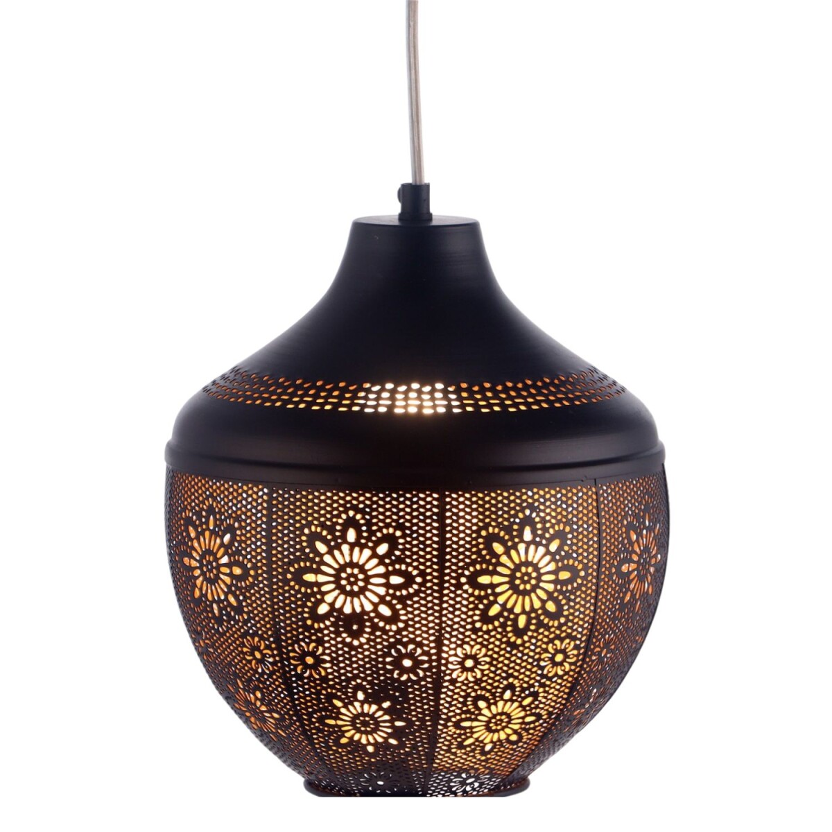 Oosterse hanglamp Boha, handgemaakt van metaal, 27 cm