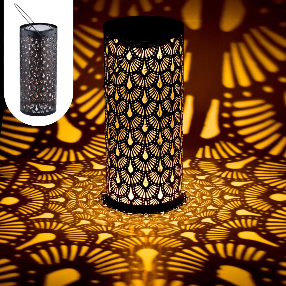 Oosterse zonne-lantaarn, decoratieve bui box