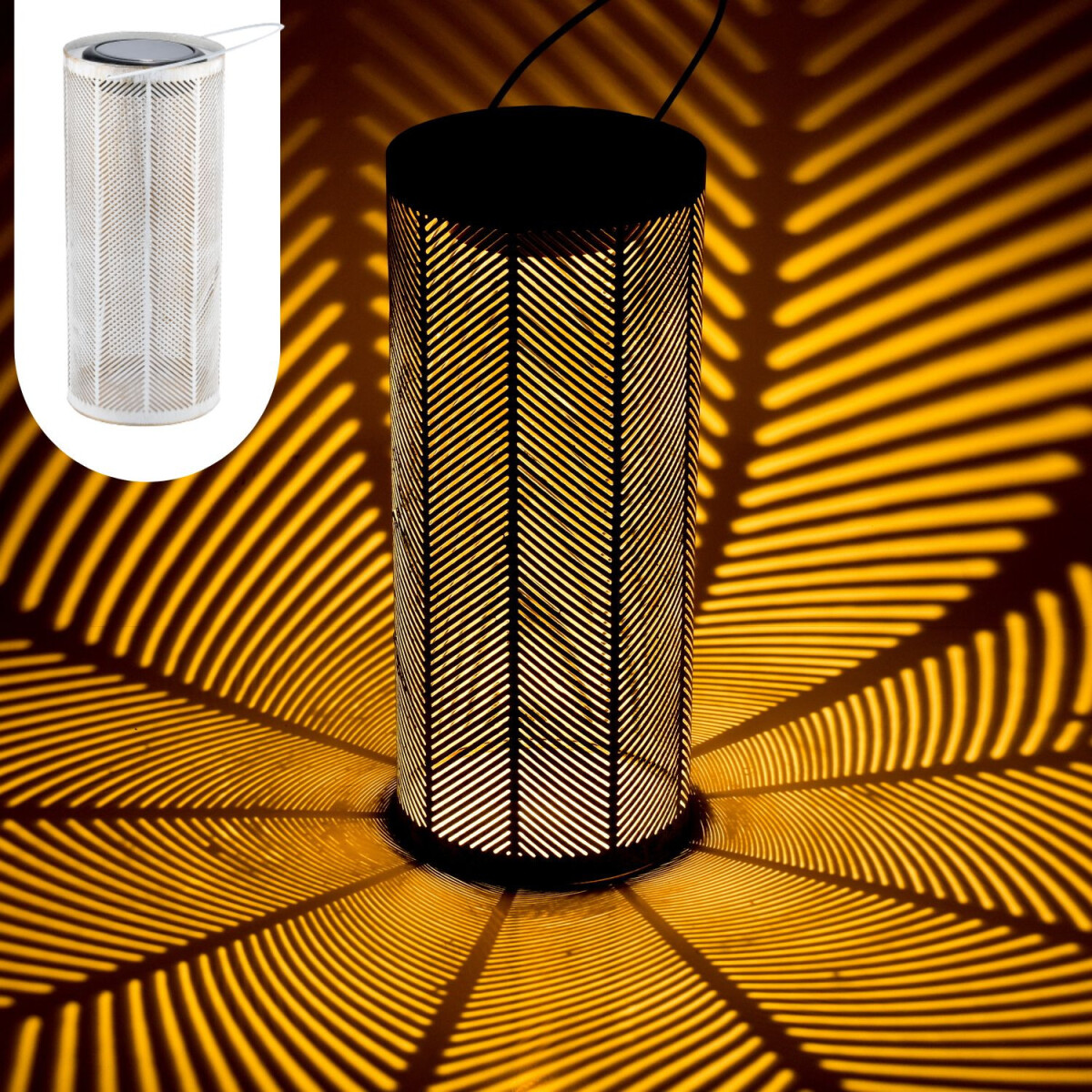 Moderne zonne-lantaarn, decoratieve lamp box