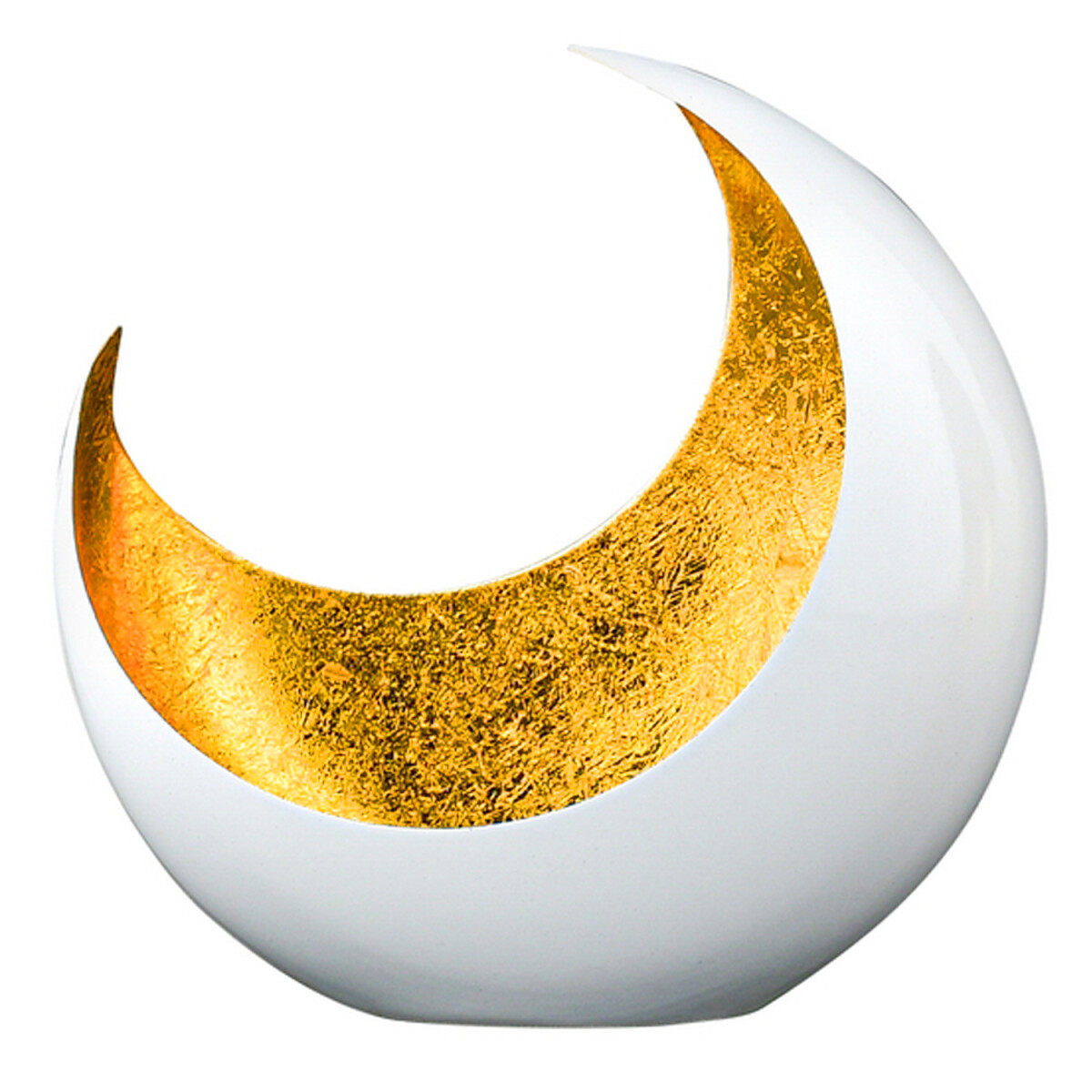 Deko Aesthetic theelichthouder kaarsenhouder Moon Wit