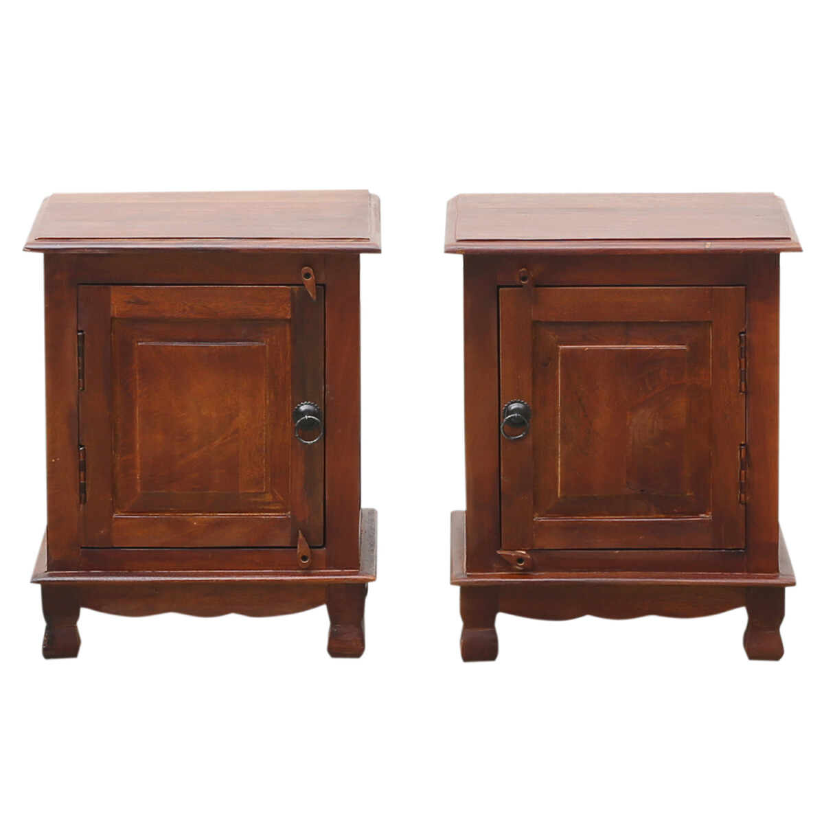 Set van 2 nachtkastjes Abigale – massief hout 50 cm, i
