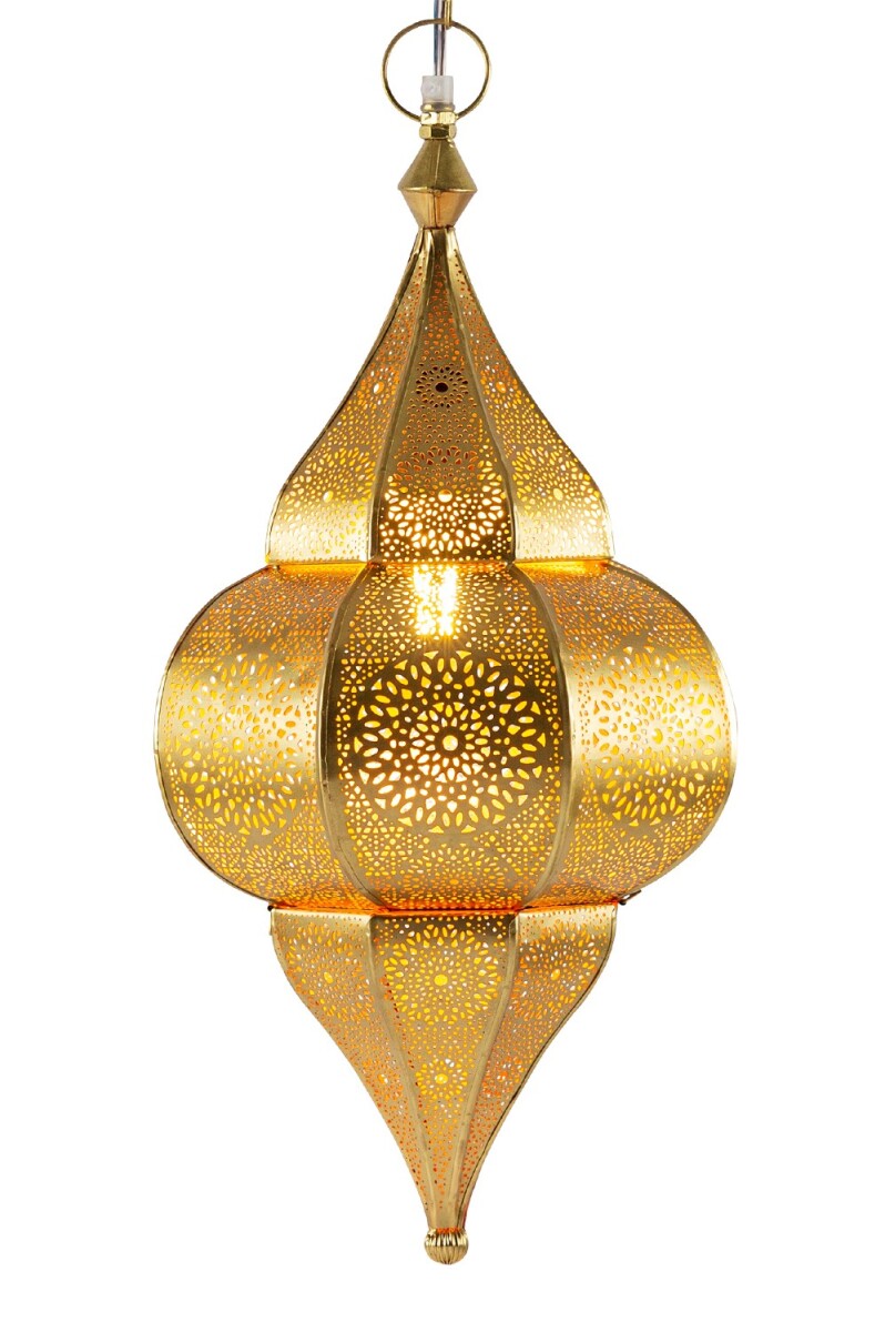 Oosterse hanglamp van metaal E27 Lunar G box