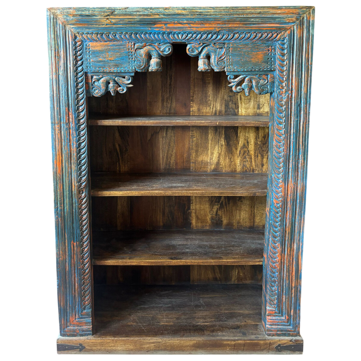 Oosterse vintage boekenkast, antiek, mas box