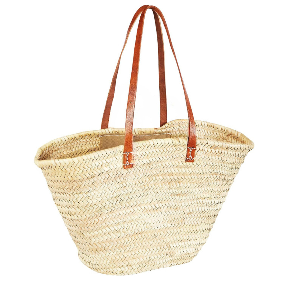 Cestal Lang - Rieten strandtas van 55 cm van palmblad en...