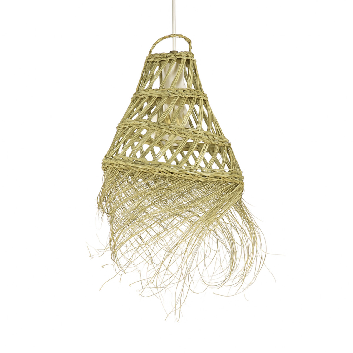 Hanglamp Bayamo | Boho-hanglamp van stro box