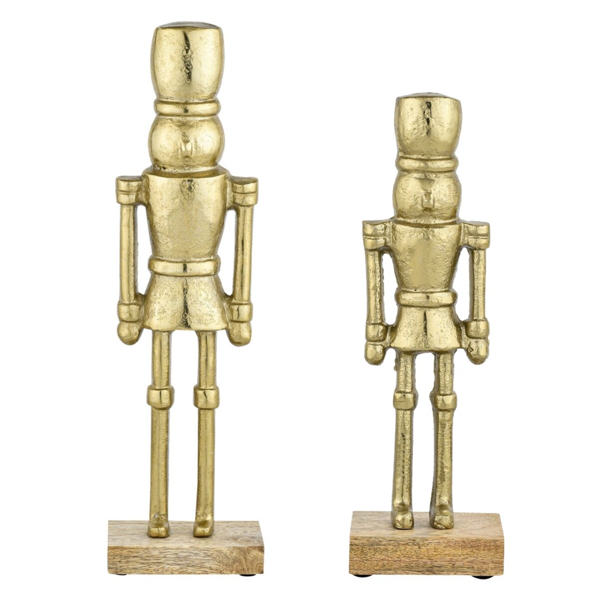 Decoratieve figuren: notenkraker, goud,  box