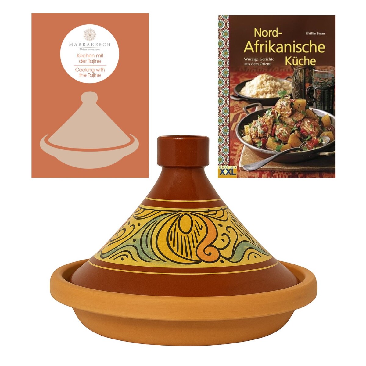 Tajine Shasha Ø31 cm, naturel geg box