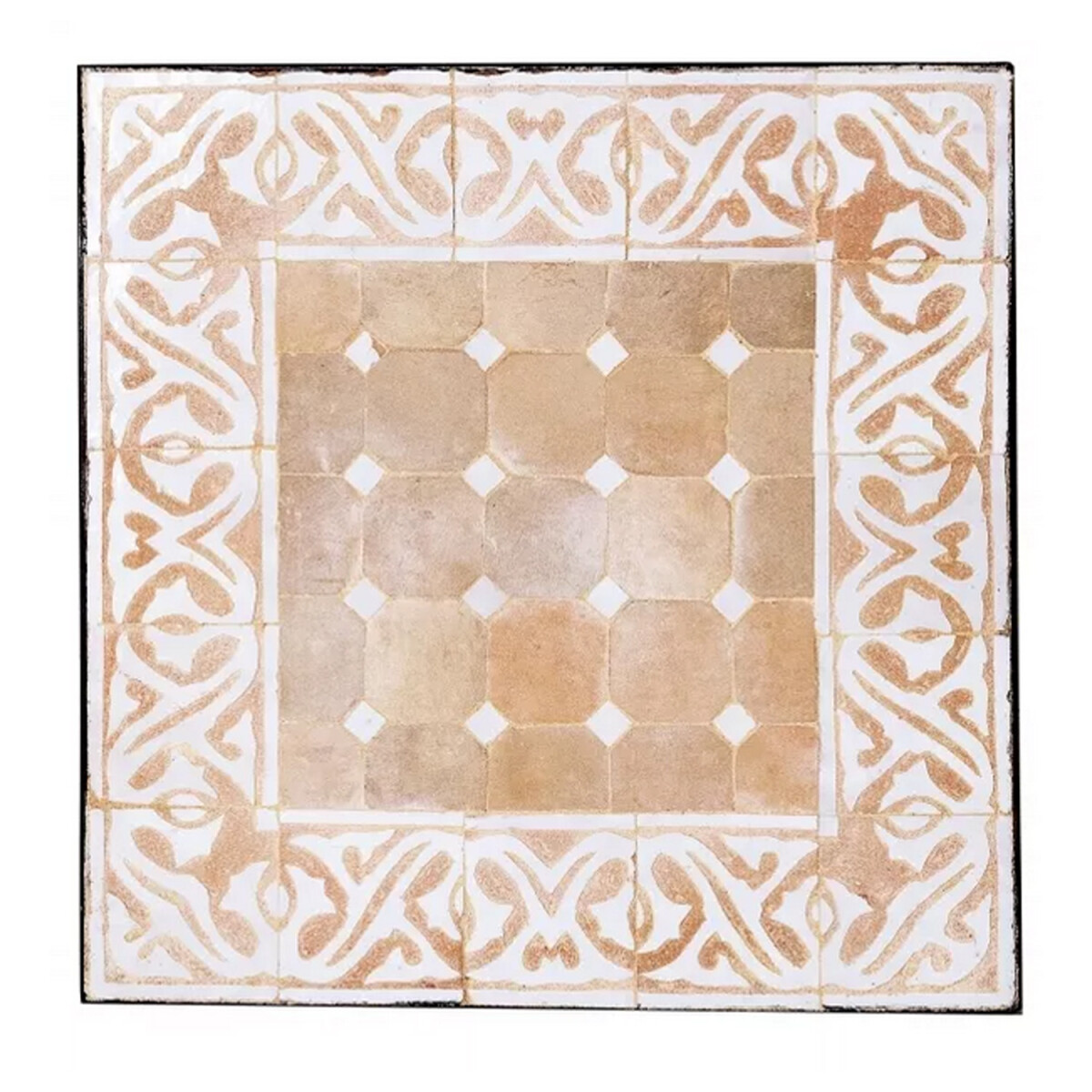 Oosterse mozaïektegel Fes Beige Wit box