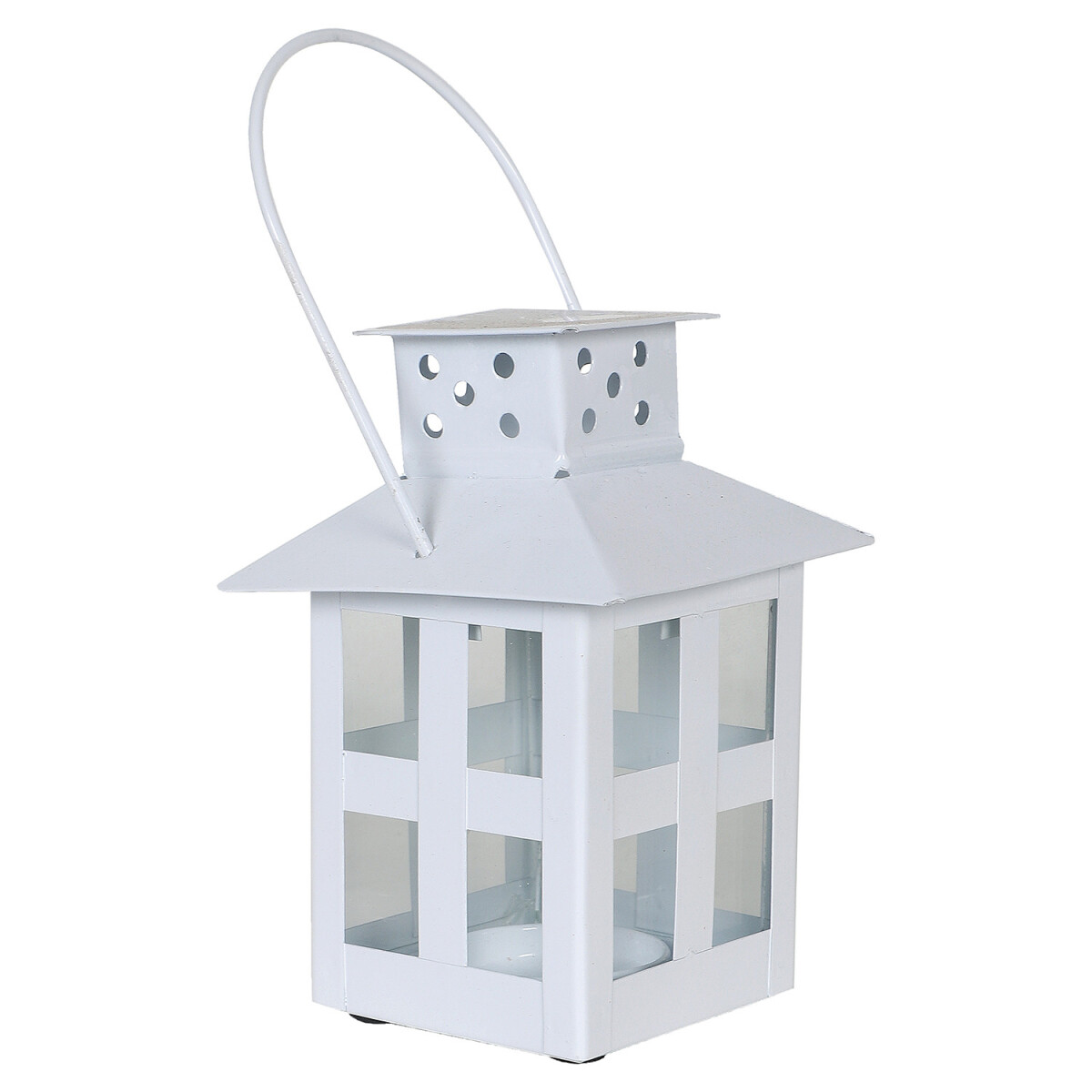 Kerstlantaarn 16 cm wit Skagen