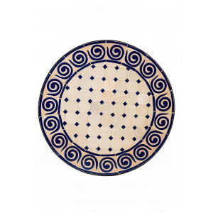 Marokkaanse mozaïektafel Spiraal Ø60 cm |...