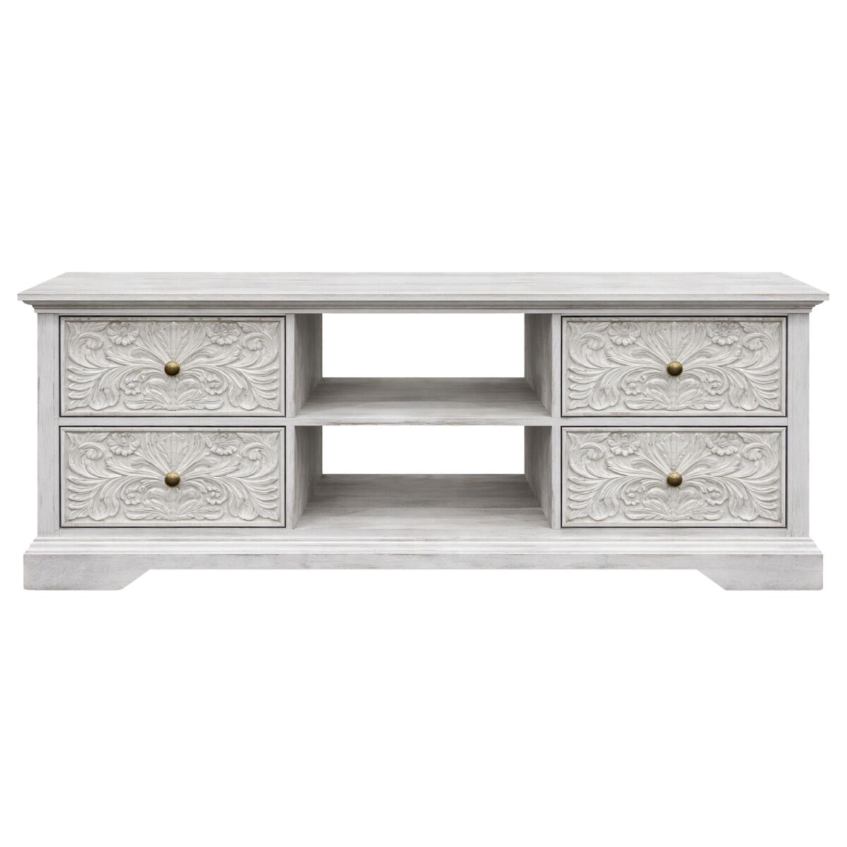 TV-kast Radha 150 cm massief hout boho vintage
