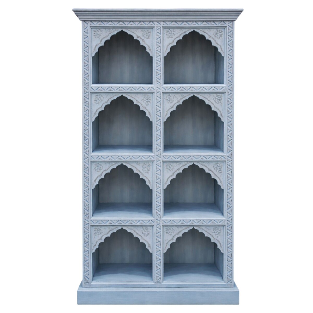 Boekenkast Fawad blauw 180 cm massief ho box