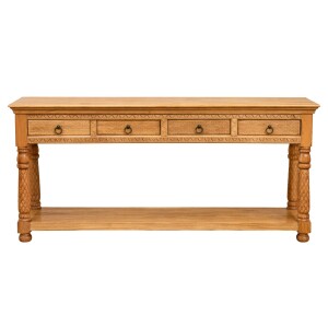 Ruhani-dressoir 200 cm, massief hout, boho-vintage