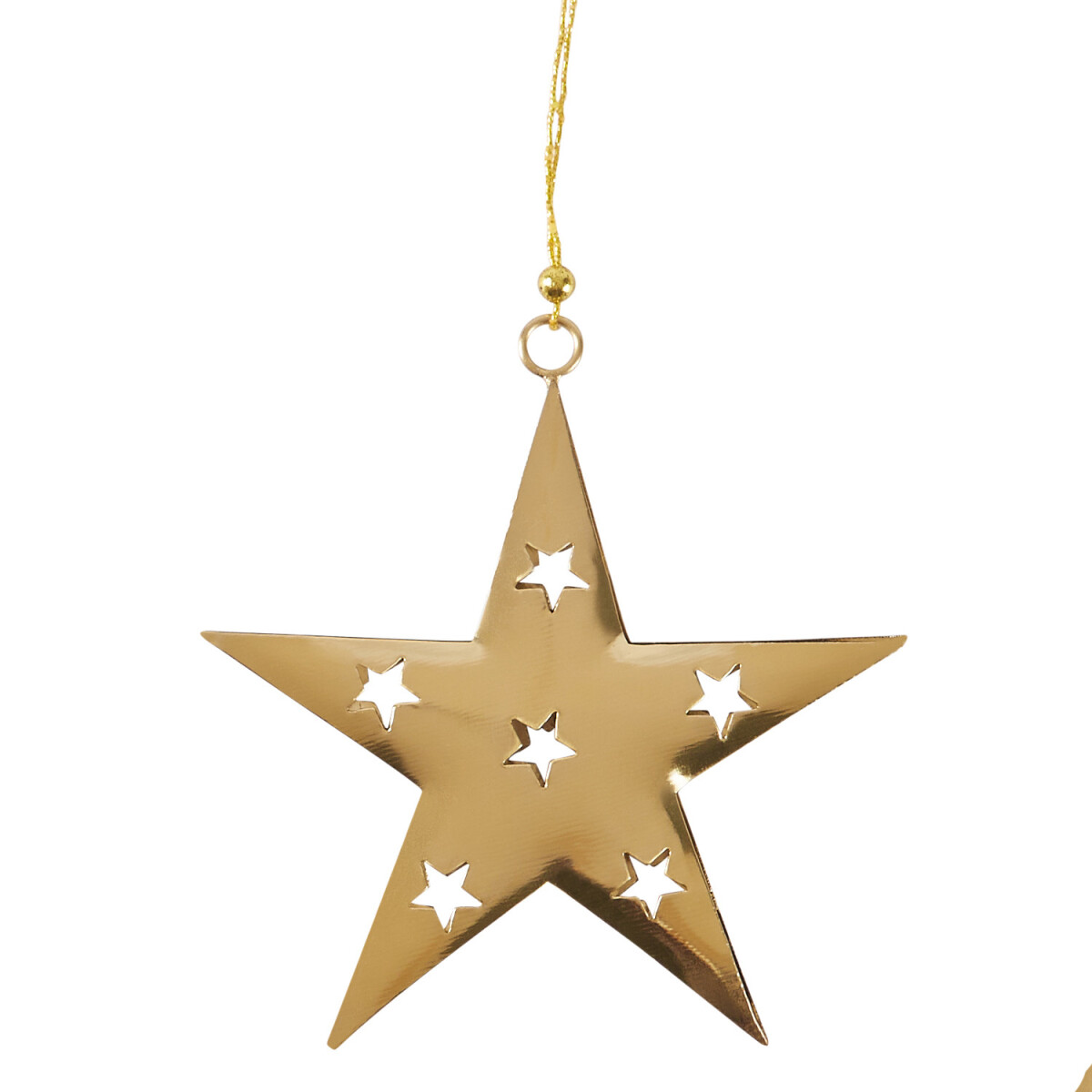 Kersthanger Kerstversiering Ster Goud