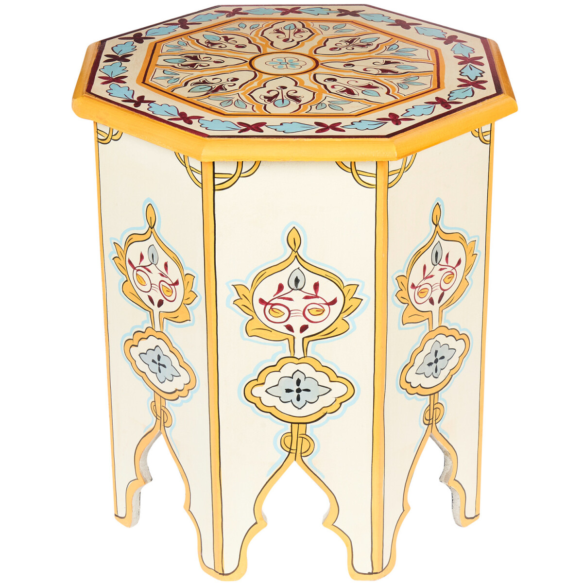 Oosterse bijzettafel met bloemenmotief G box