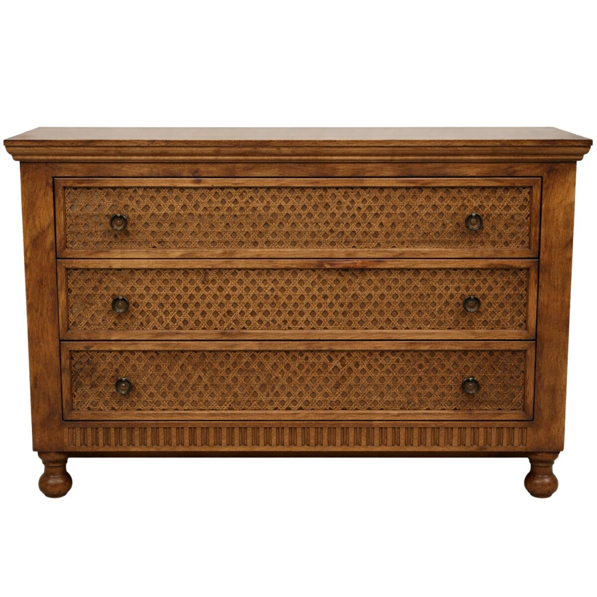 Commode Gandari 120 cm, massief hout, ko box