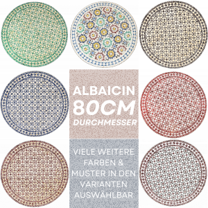 Marokkaanse mozaïektafel Albaicin 80 cm | Handgemaakt