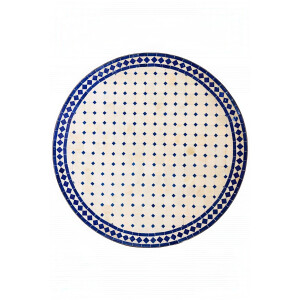Marokkaanse mozaïektafel Marrakesh 100 cm | Handgemaakt