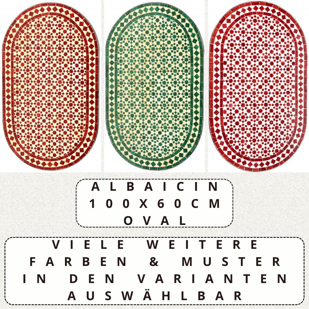 Marokkaanse mozaïektafel Albaicin 1 box