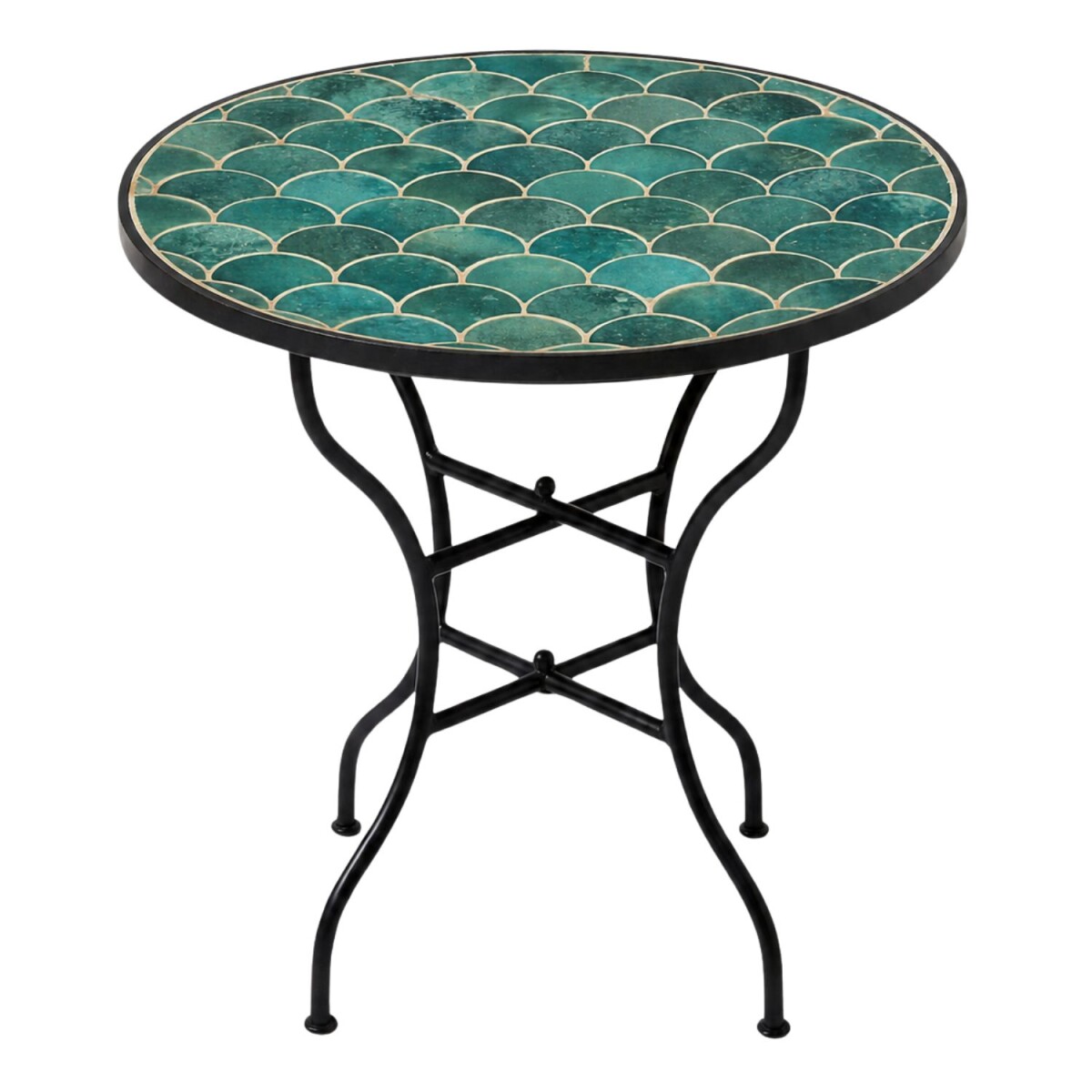 Mosaiktisch Friglia grün Ø60 box