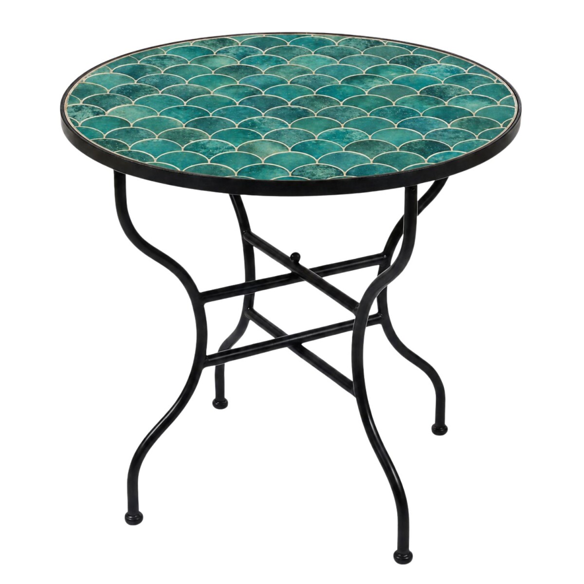 Mosaiktisch Friglia grün Ø80 box