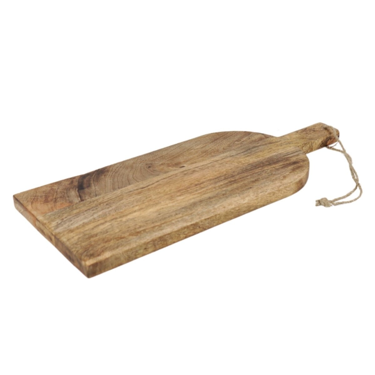 Servierbrett Mangoholz 50 cm mit Griff Holzbrett Küchen