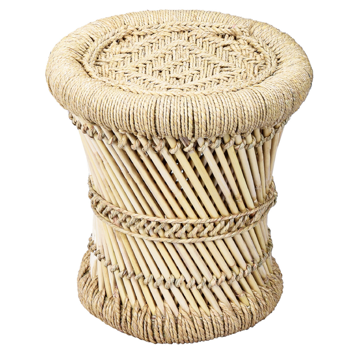 Boho-stijl bijzettafeltje Benita 30 cm