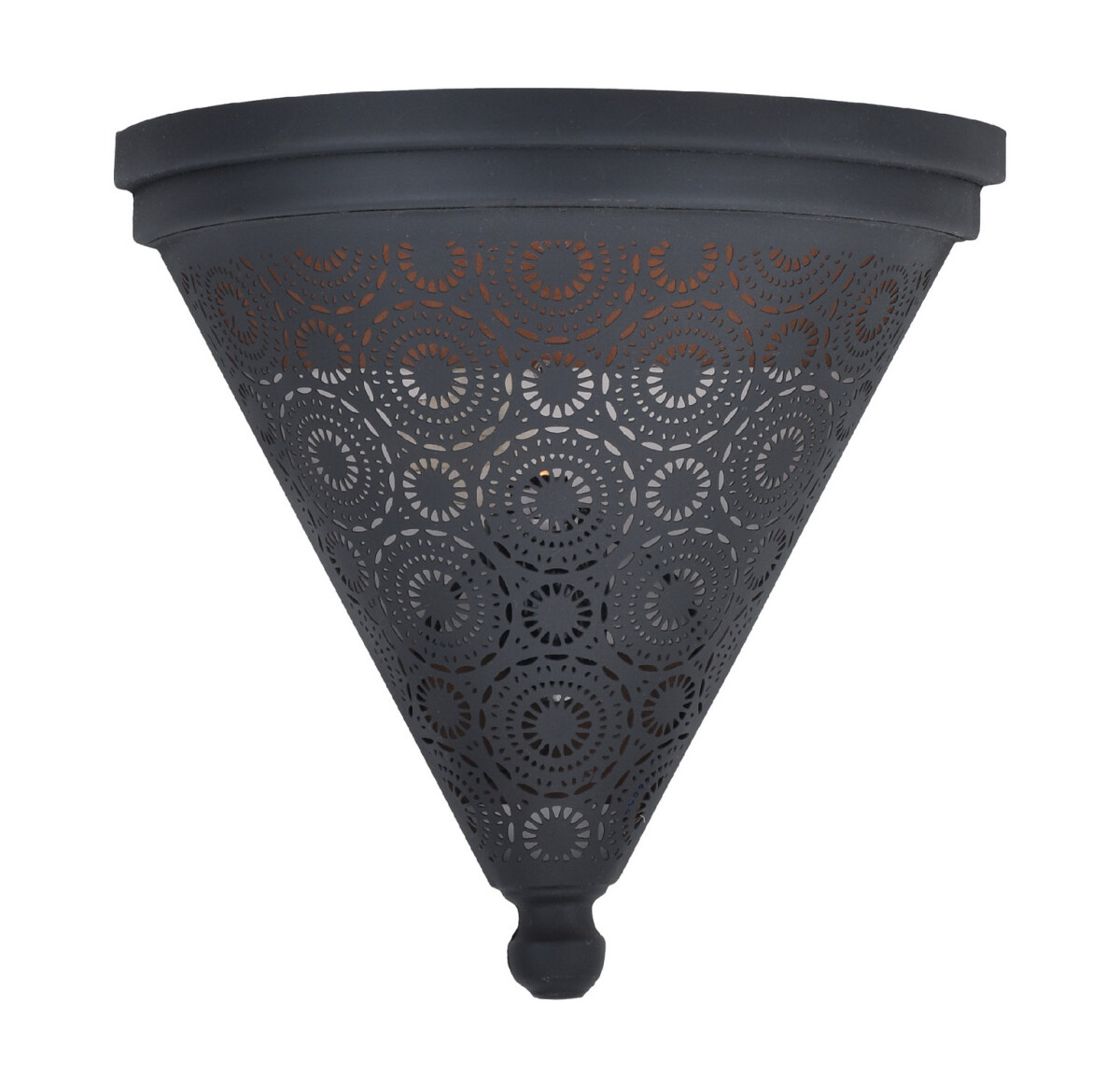 Oosterse wandlamp Firas Zwart H 31 cm | 100% handgemaakt