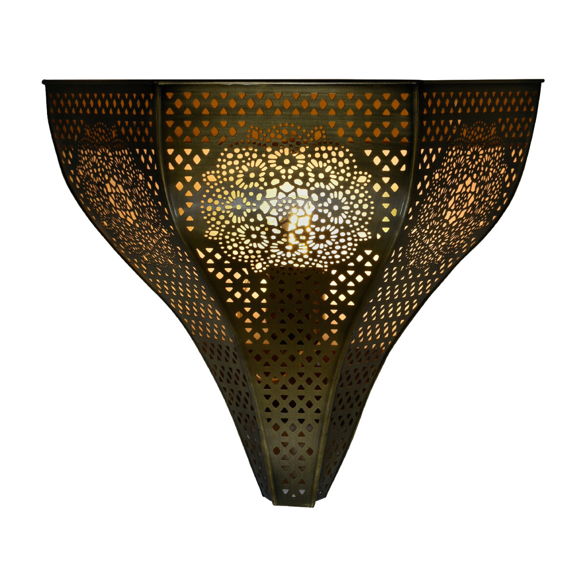 Oosterse wandlamp Yaniv goud antiek | Ha box