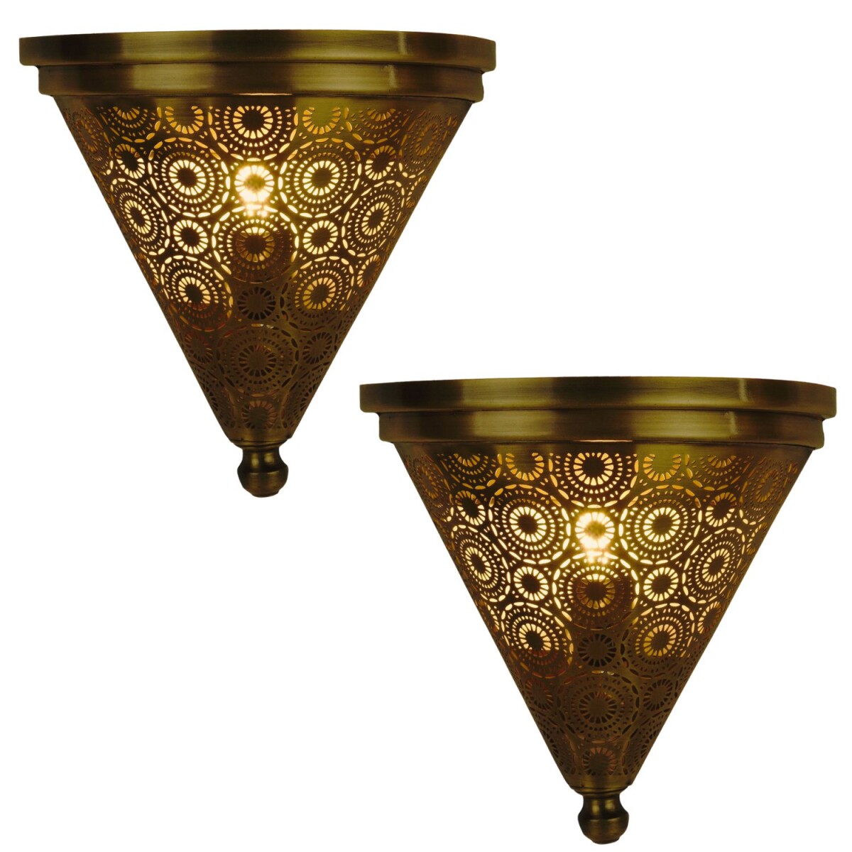 Set van 2 oosterse wandlampen, wandverli box