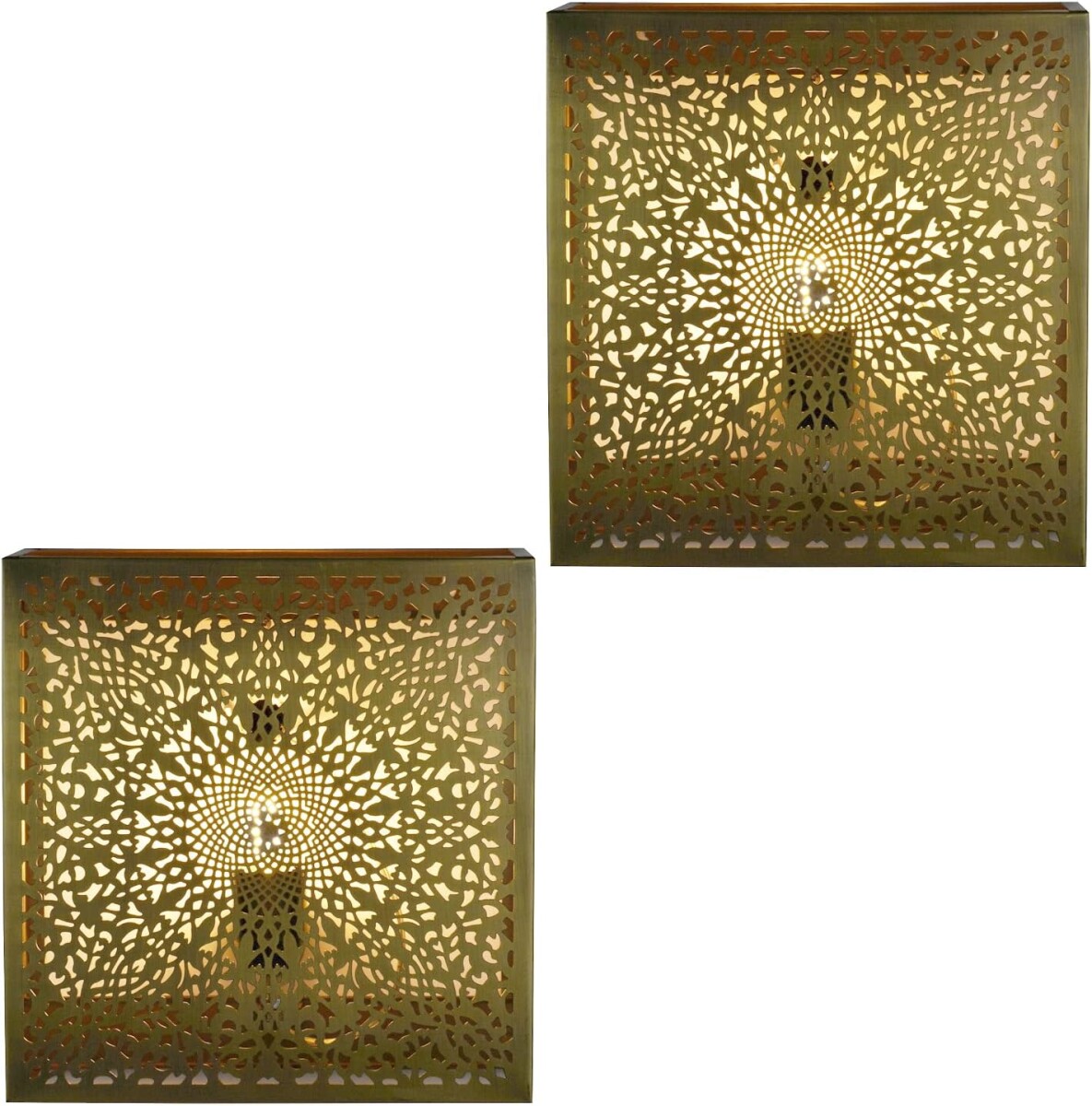 Set van 2 oosterse wandlampen, wandverlichting, wanddecorati