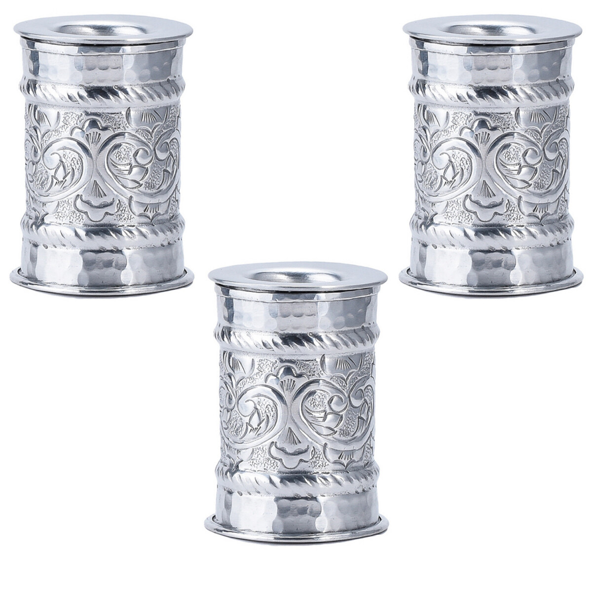 Set van 3 oosterse theelichthouders, kaarsenhouders, decorat