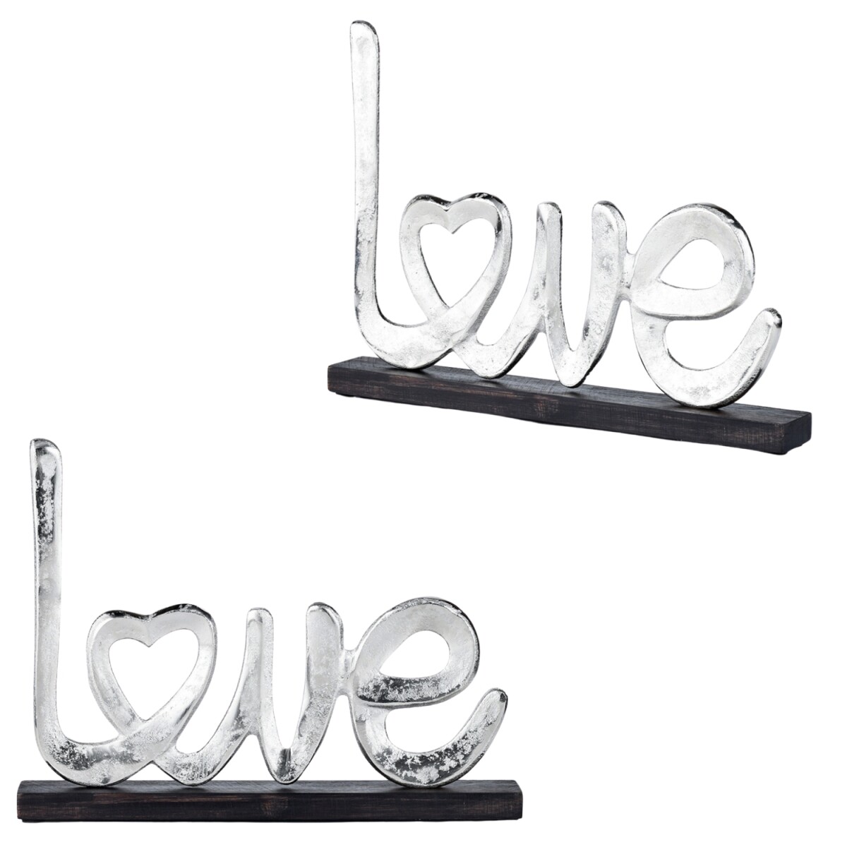Set van 2 Love-decoratieve figuurtjes, decoratief object, zi