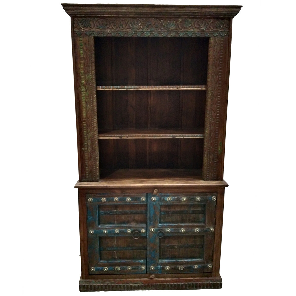 Vintage boekenkast, antiek, 210 cm, mode box
