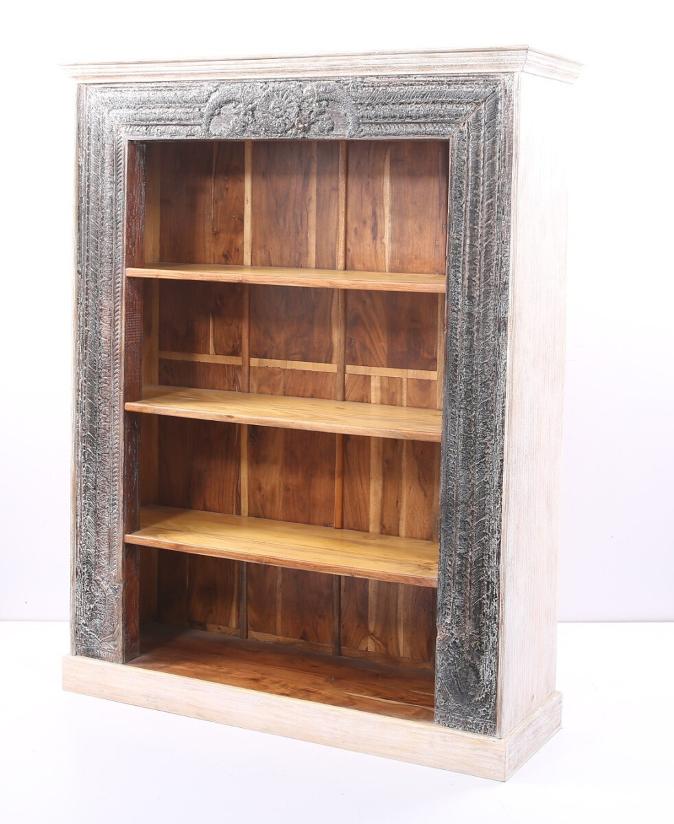 Vintage boekenkast, antiek, 210 cm, mode box