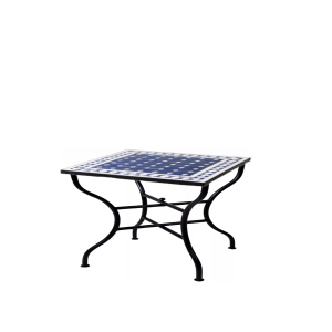 Marokkaanse mozaïektafel Marrakesh Blauw Wit, 50 x...