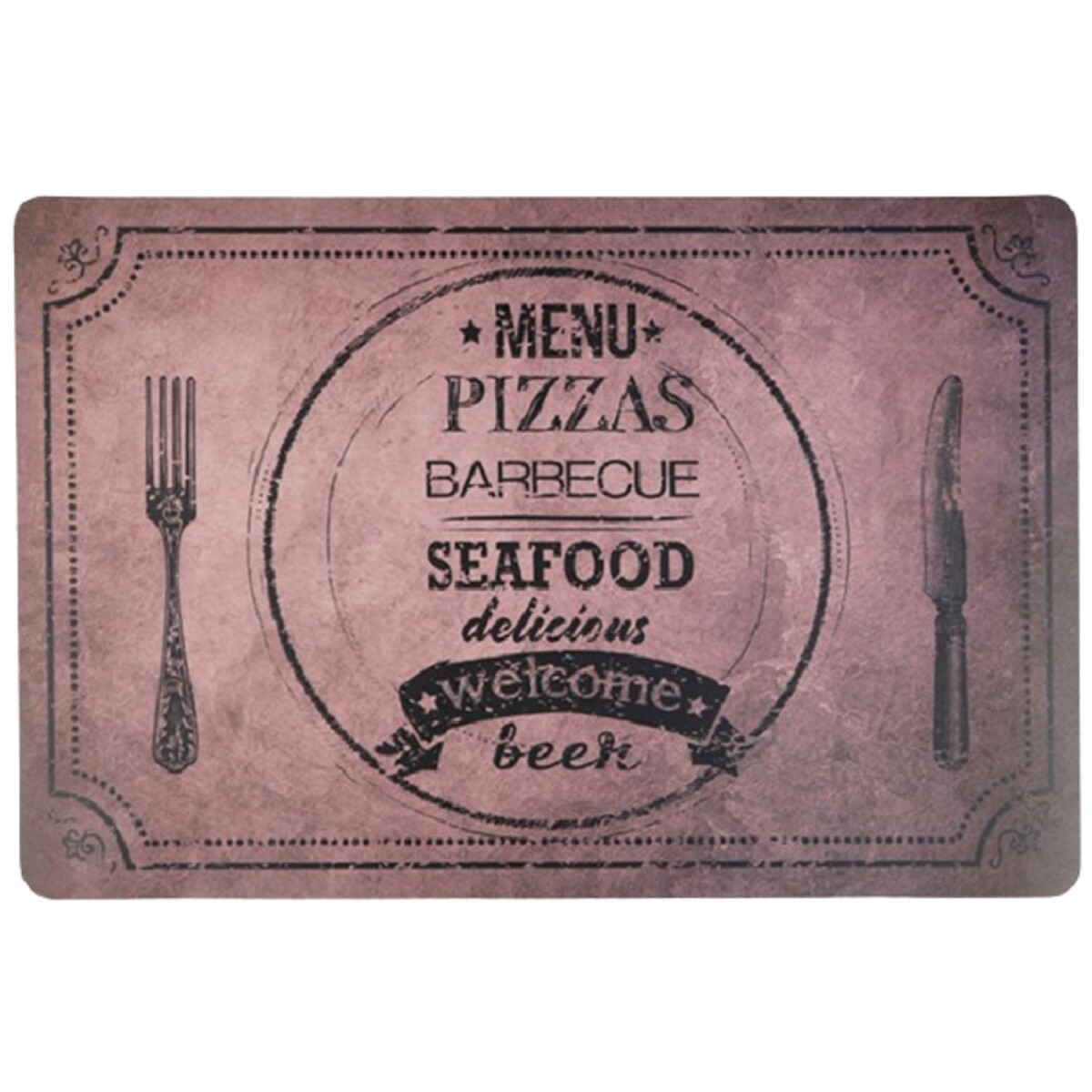 Vintage placemat, tafeldecoratie met zee box