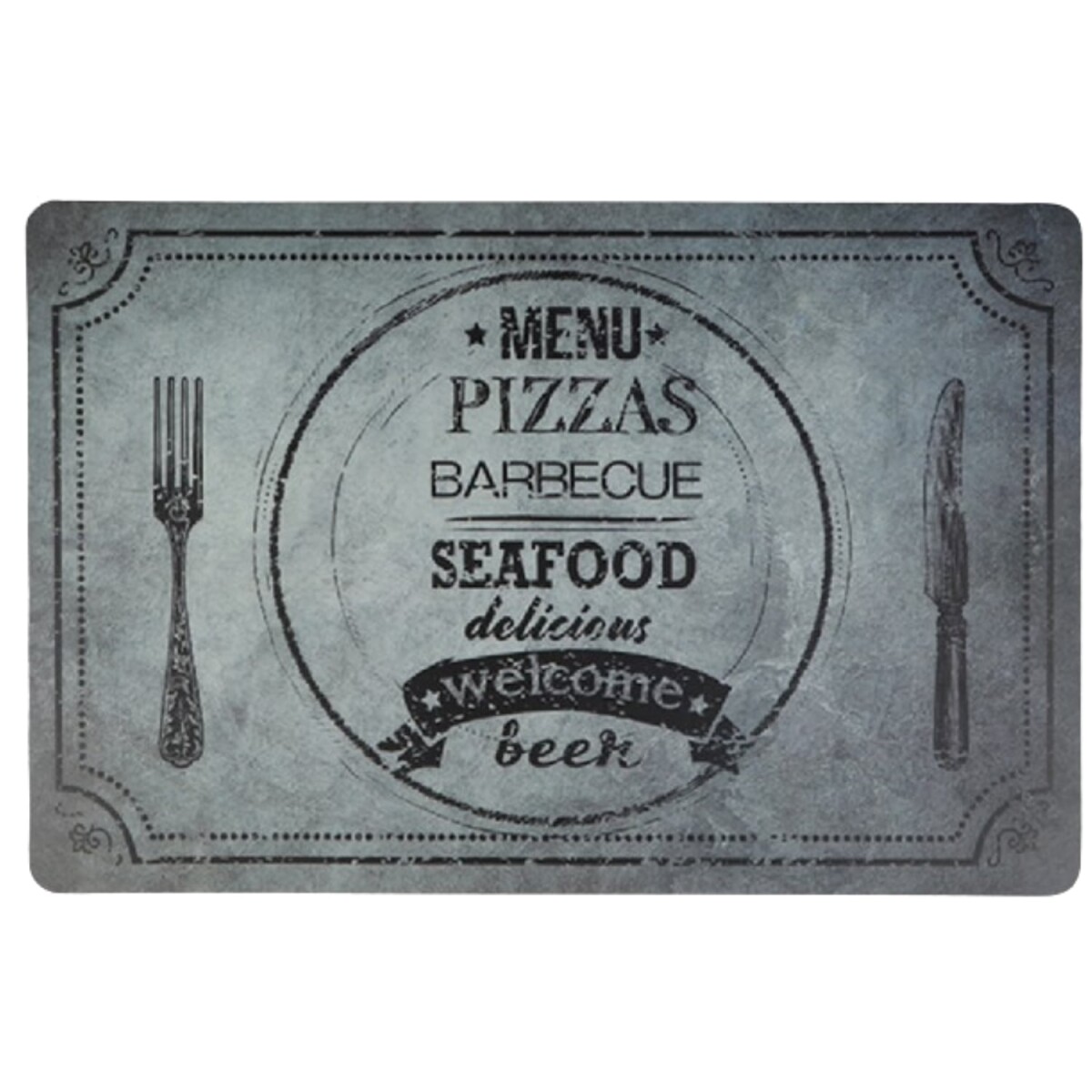 Vintage placemat, tafeldecoratie met zee box