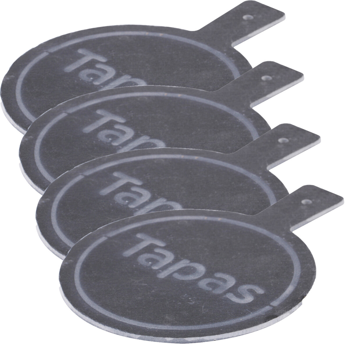 Set van 4 leisteenplaten voor tapas en s box