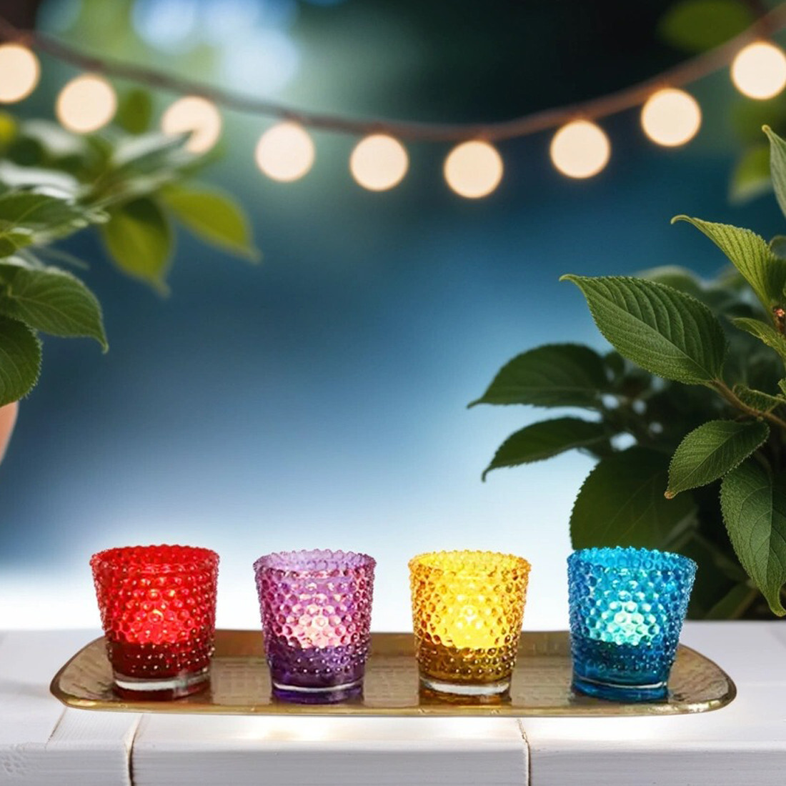 Cadeauset kerstversiering, kleurrijk