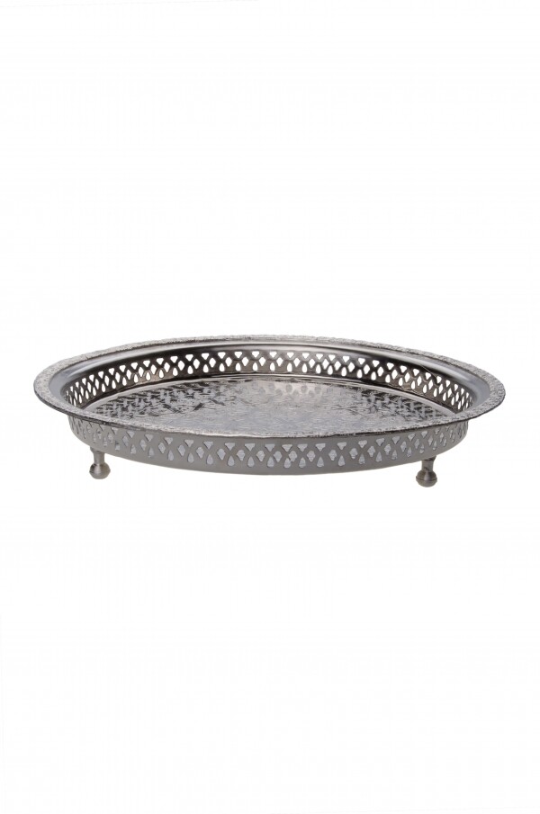 Oriënt-dienblad Nadia 27 cm, zilver box
